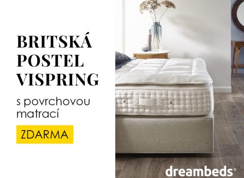 Povrchová matrace Vispring ZDARMA